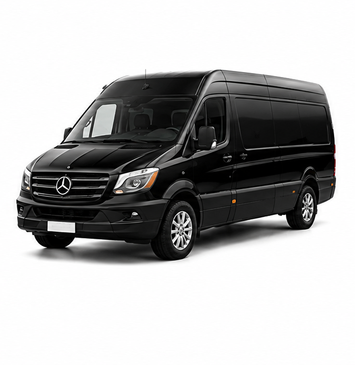 Black Sprinter van